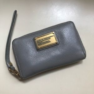 Marc by Marc Jacobs Grey Wristlet Wallet